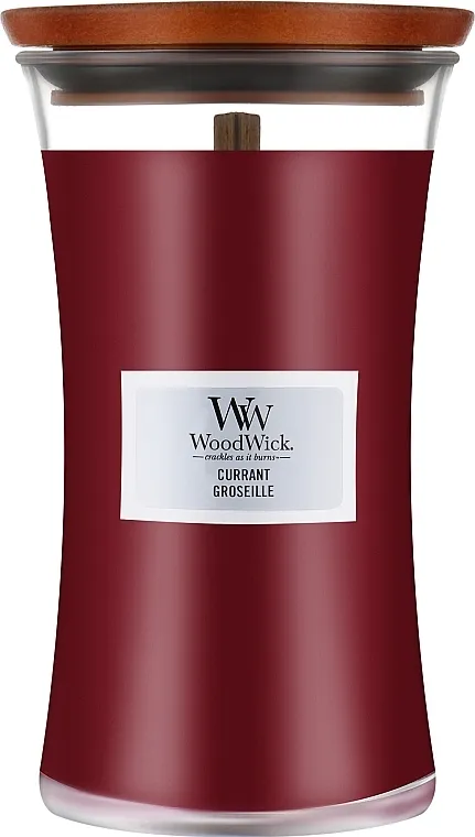 WoodWick Candle Currant Mirisna svijeća u čaši