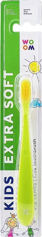 Woom Kids Extra Soft Toothbrush 2-6 Četkica za zube za djecu 2-6 godina, ultra meka