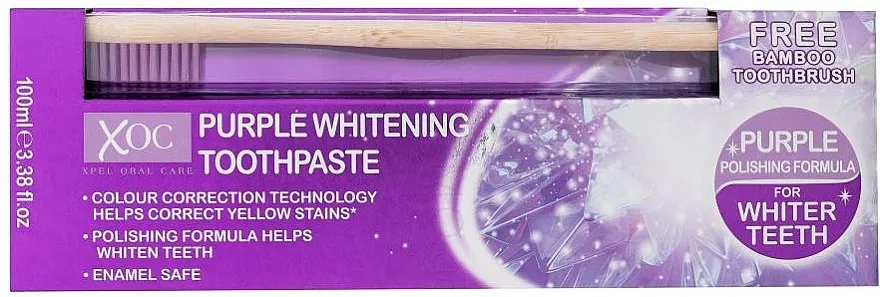 Xpel Marketing Ltd XOC Purple Whitening (t/paste/100ml + t/brush) Set