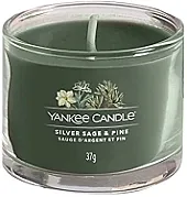 Yankee Candle Silver Sage &amp; Pine Aromatična mini-sveća u staklenoj čaši