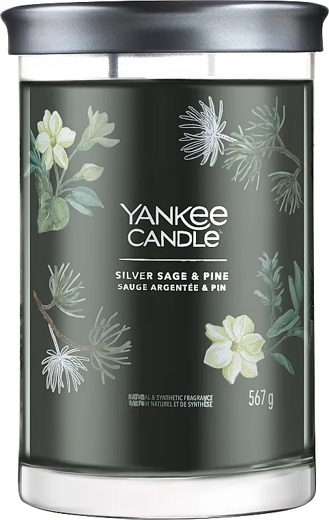 Yankee Candle Singnature Mirisna sveća u staklu, Silver Sage &amp; Pine, 2 fitilja