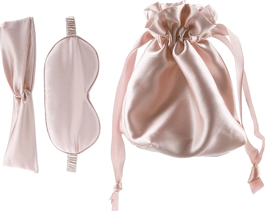 Yeye Champagne (sleep/mask/1pc + headband/1pc + pouch/1pc) Sleeping set