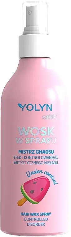 Yolyn Wow Under Control Hair Wax Spray Controlled Disorder Vosak u spreju za stilizovanje kose