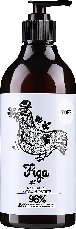 Yope Fig Tree Natural Liquid Soap 98% Ingredients Of Natural Origin Tečni sapun "Smokva"