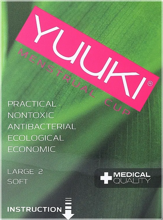 Yuuki Soft Large 2 Menstrualna čašica, veličina L + posuda za dezinfekciju
