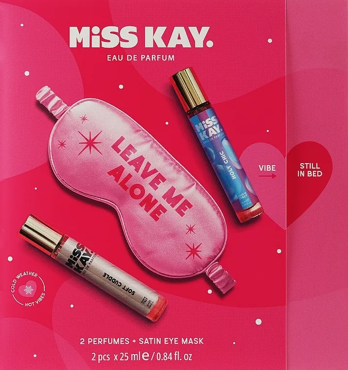 Zestaw (edp/2x25ml + sleep/mask/1pc) Miss Kay Set
