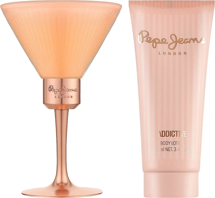 Zestaw (edp/80ml + b/lot/100ml) Pepe Jeans Addictive For Her