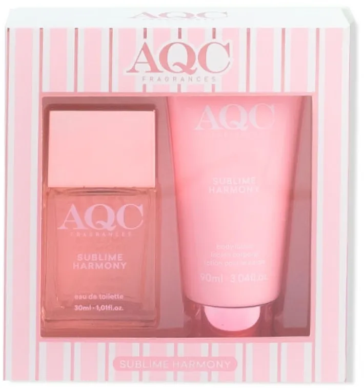 Zestaw (edt/30ml + b/lot/90ml) AQC Fragrances Sublime Harmony