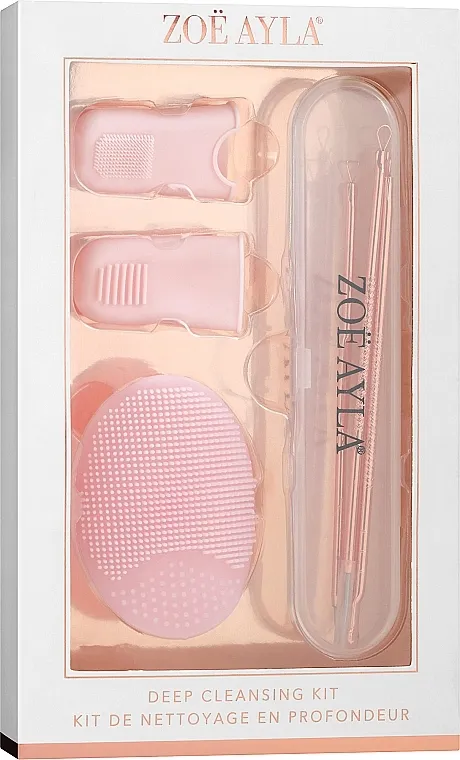 Zoe Ayla Deep Cleansing (brush/1pc + mini/brush/2pcs + cosm/tool/set/4pcs)