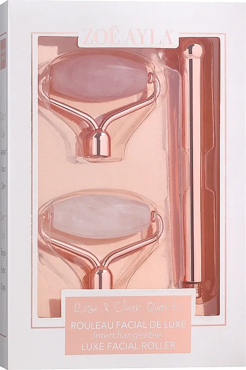 Zoe Ayla Quartz Facial Roller Kvarcni valjak za masažu lica sa dva valjka