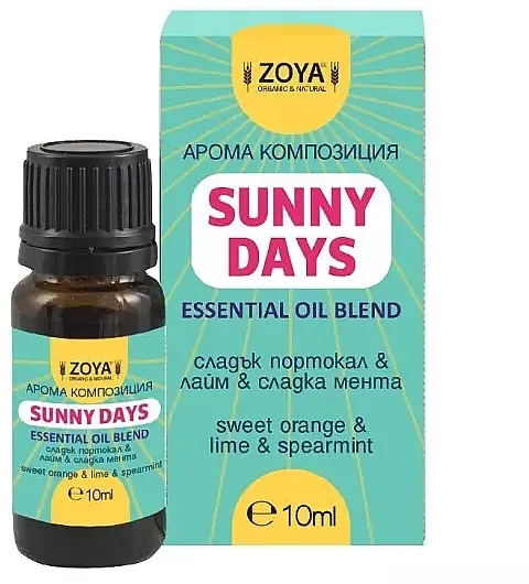 Zoya Goes Pretty Sunny Days Essential Oil Blend Mešavina eteričnih ulja