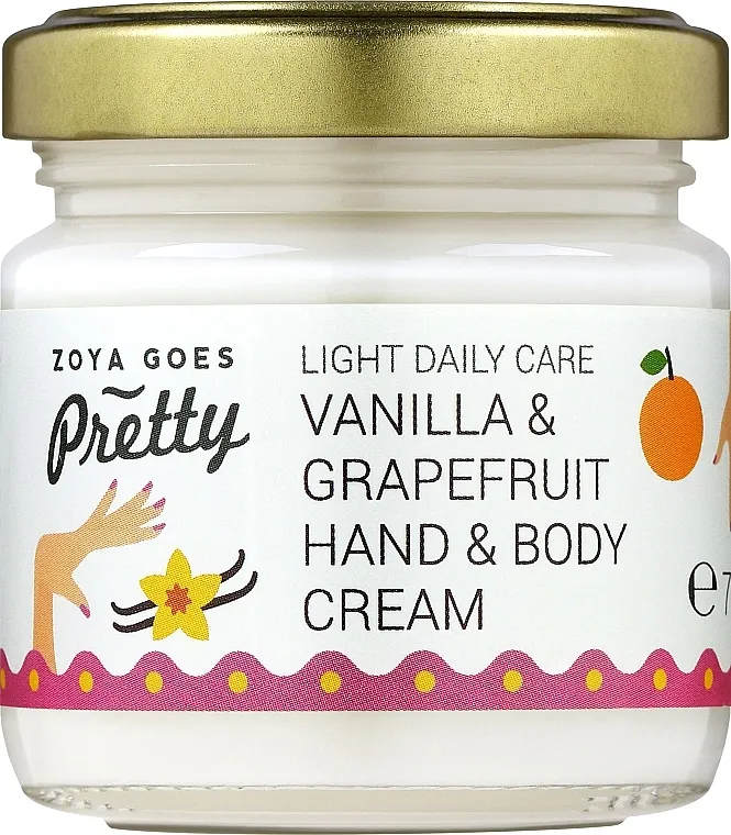 Zoya Goes Pretty Vanilla &amp; Grapefruit Hand Cream Krema za ruke