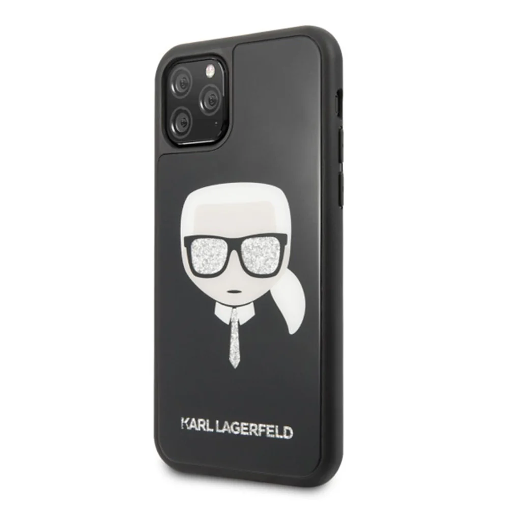 Torbica Karl Lagerfeld Double Layers Glitter za iPhone 11 Pro Max 6.5  ( KLHCN65DLHBK)