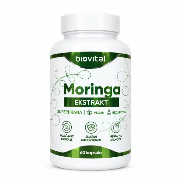 Moringa ekstrakt 60 kapsula Biovital