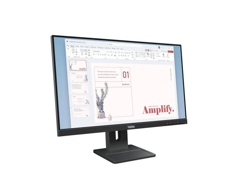 Monitor LENOVO ThinkVision E24-40 23.8"/IPS/1920x1080/100Hz/4ms/1xHDMI,DP,VGA/Swivel,Pivot,Height/cr