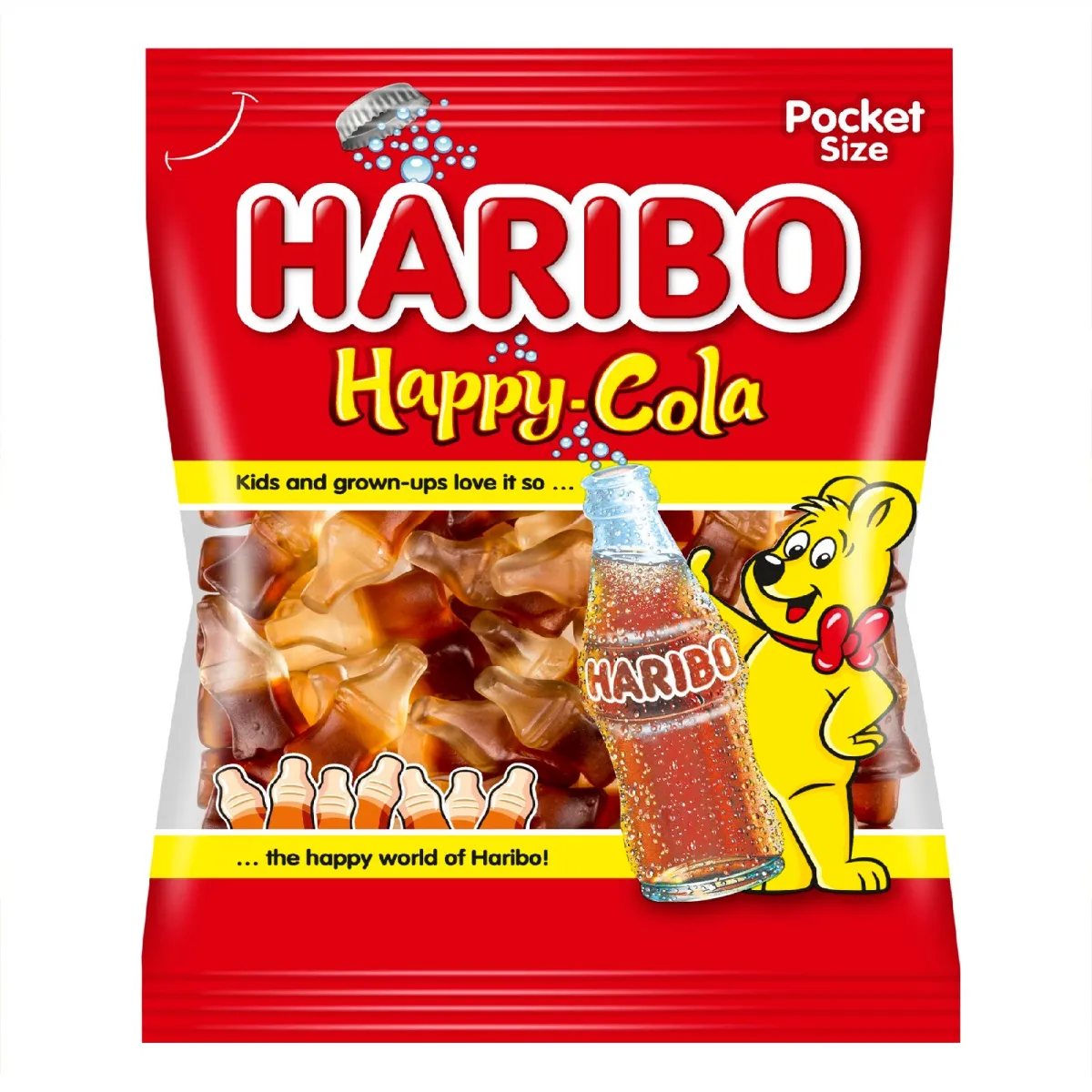 Bombona gumena Happy cola Haribo 100g