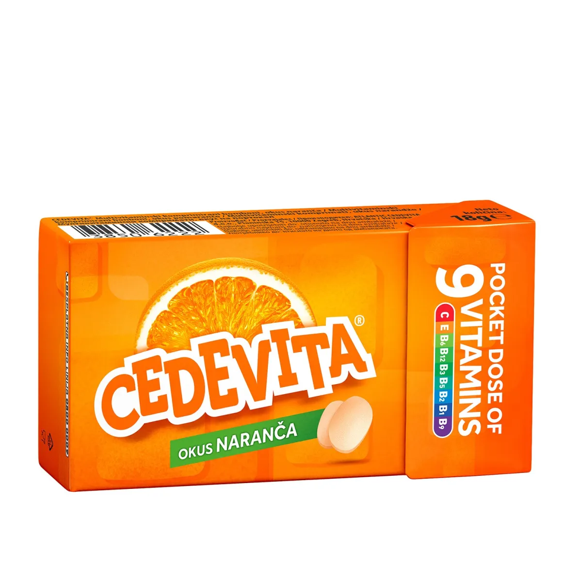 Bombone pomorandza Cedevita 18g