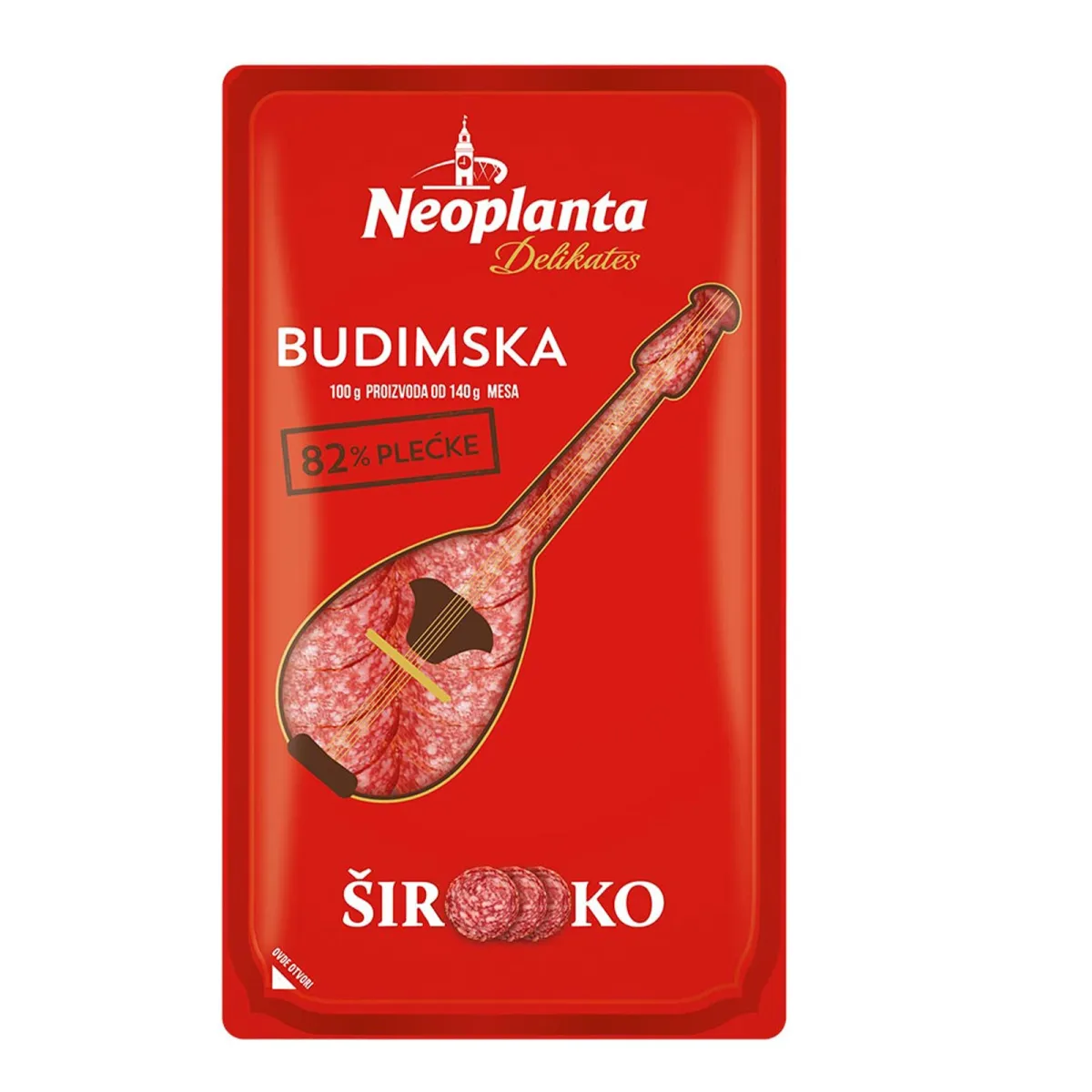 Budimska kobasica Neoplanta 100g
