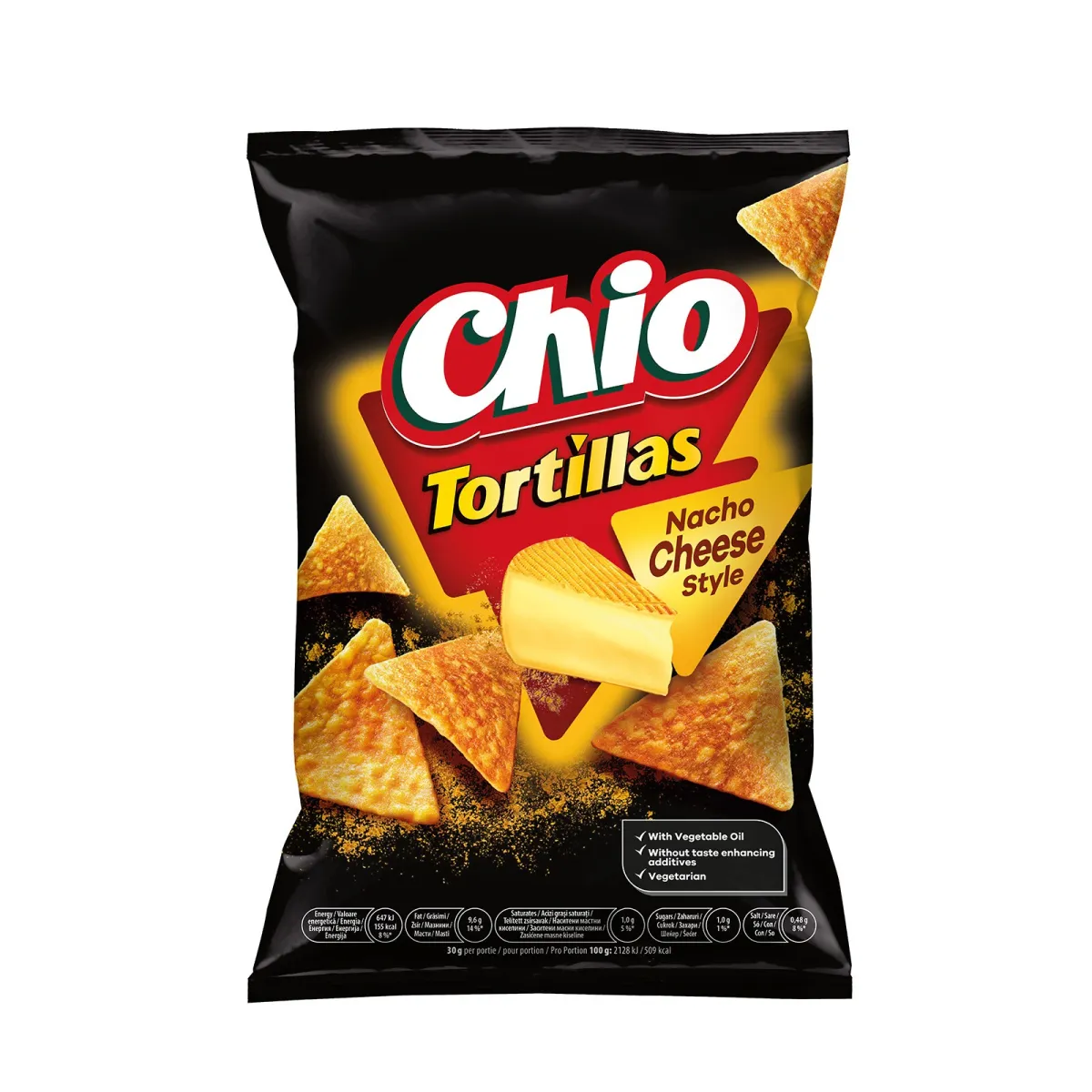 Cips tortilja nacho cheese Chio110g