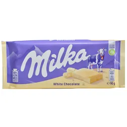 Cokolada bela Milka 90g