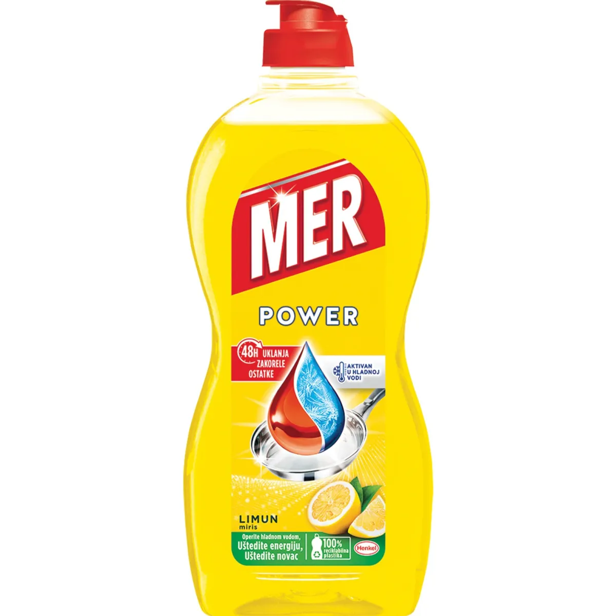 Det.za ruc.pranje sudova Mer limun 450ml