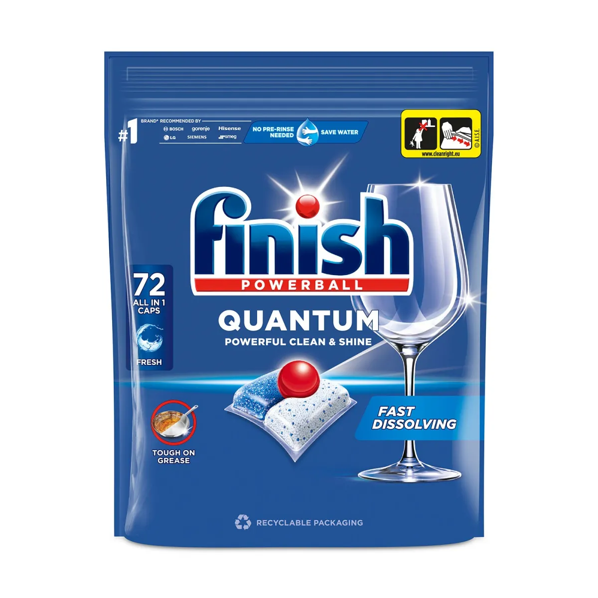 Finish tablete quantum 72 regular