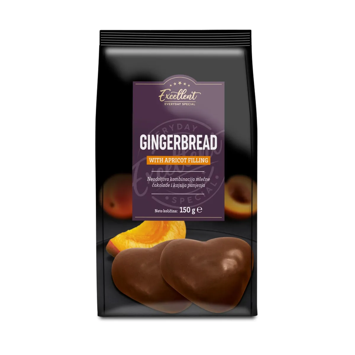 Gingerbread kajsija fil Excellent 150g