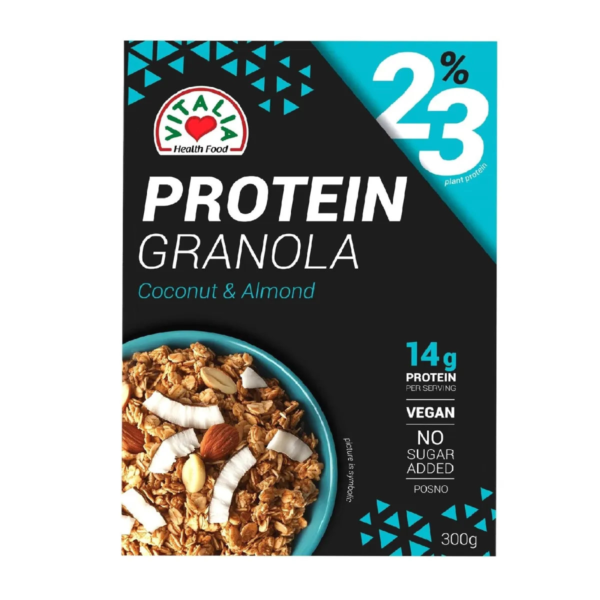 Granola protein kokos,badem Vitalia 300g