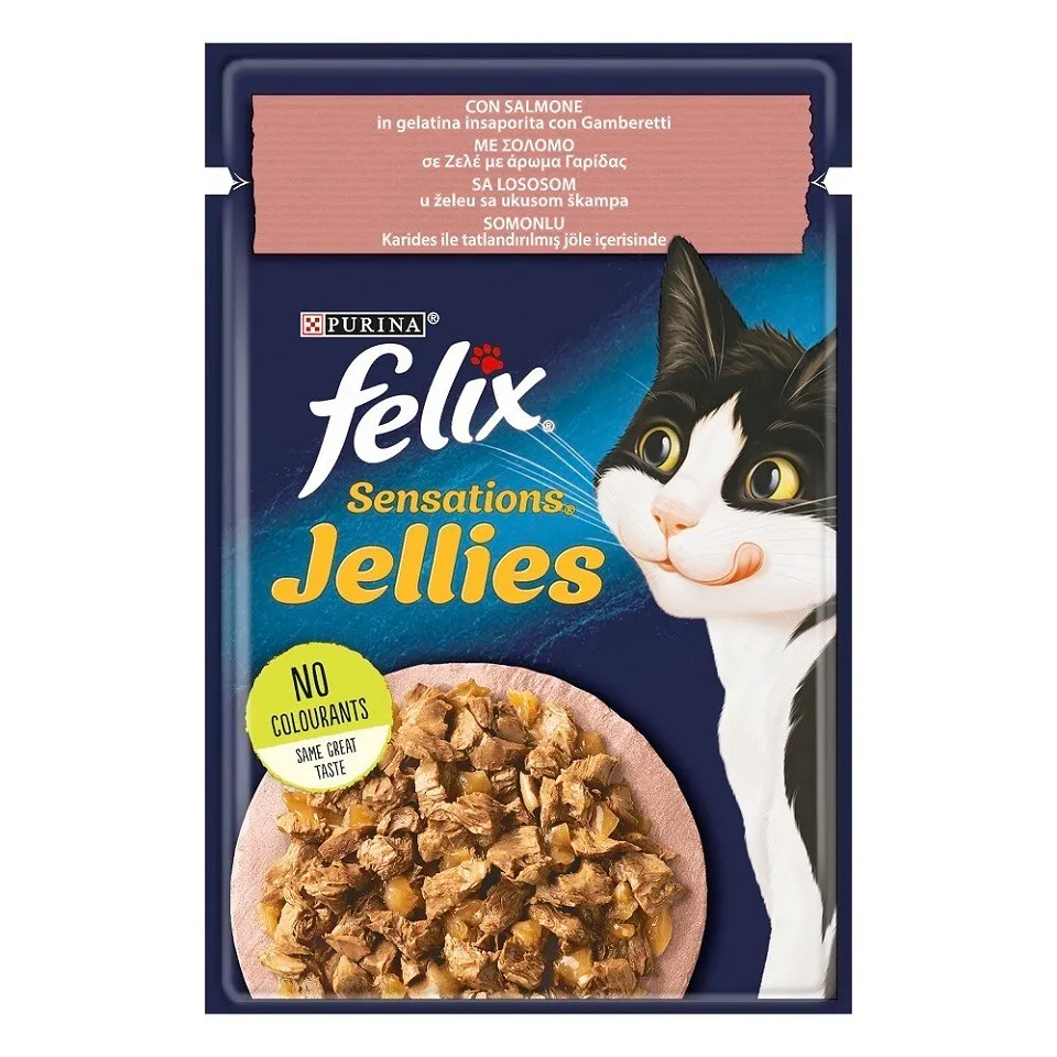 Hrana/macke Sensations losos Felix 85g