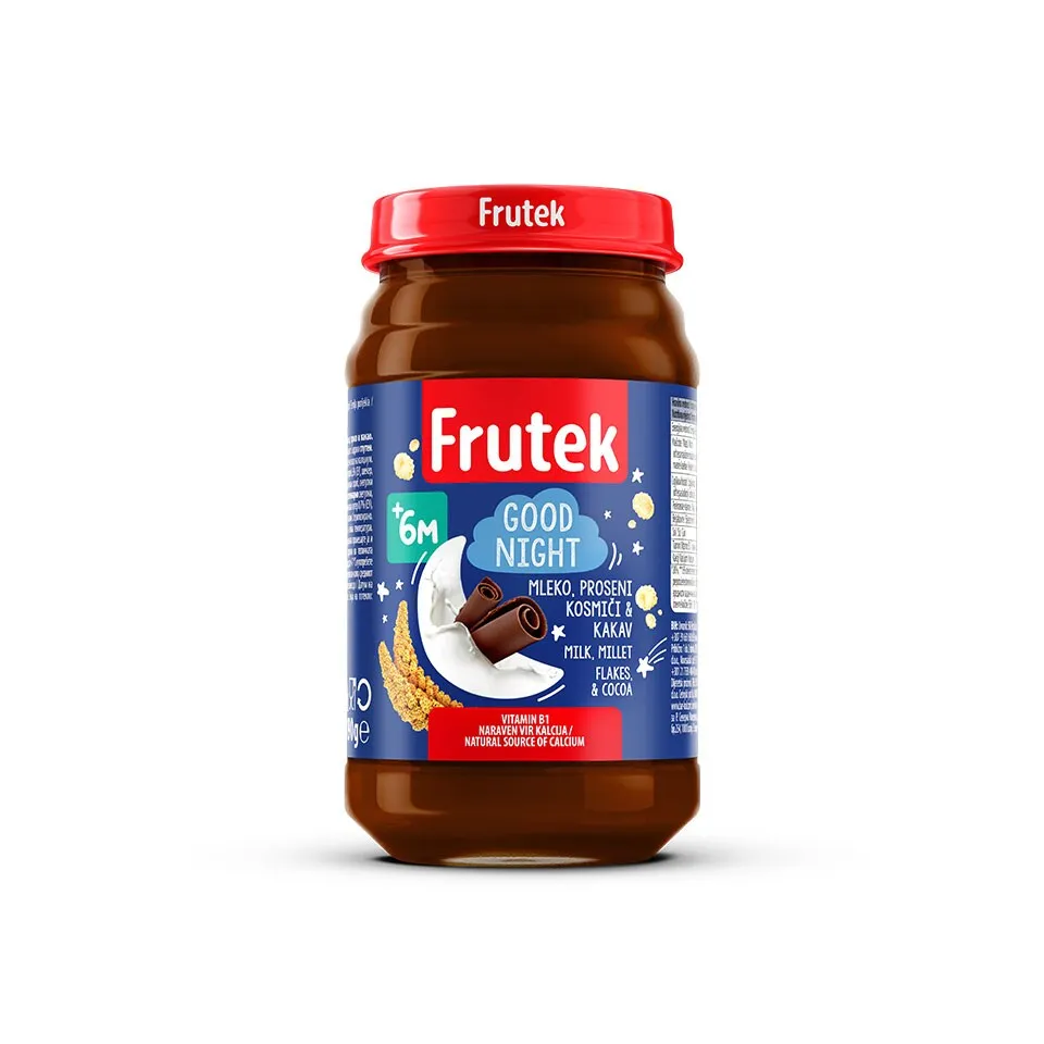 Kasica Fructal mleko,proso,kak.Frutek190