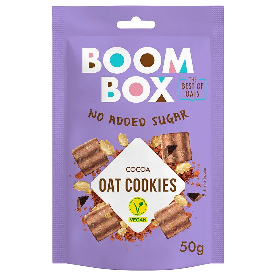 Keks ovseni kakao Boom Box 50g