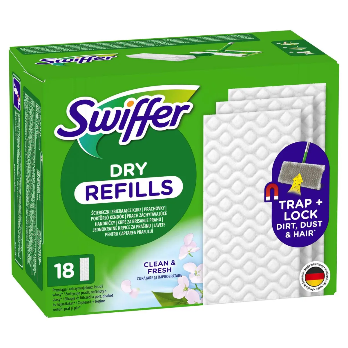 Maramice/suvo cisc.podova 18kom Swiffer