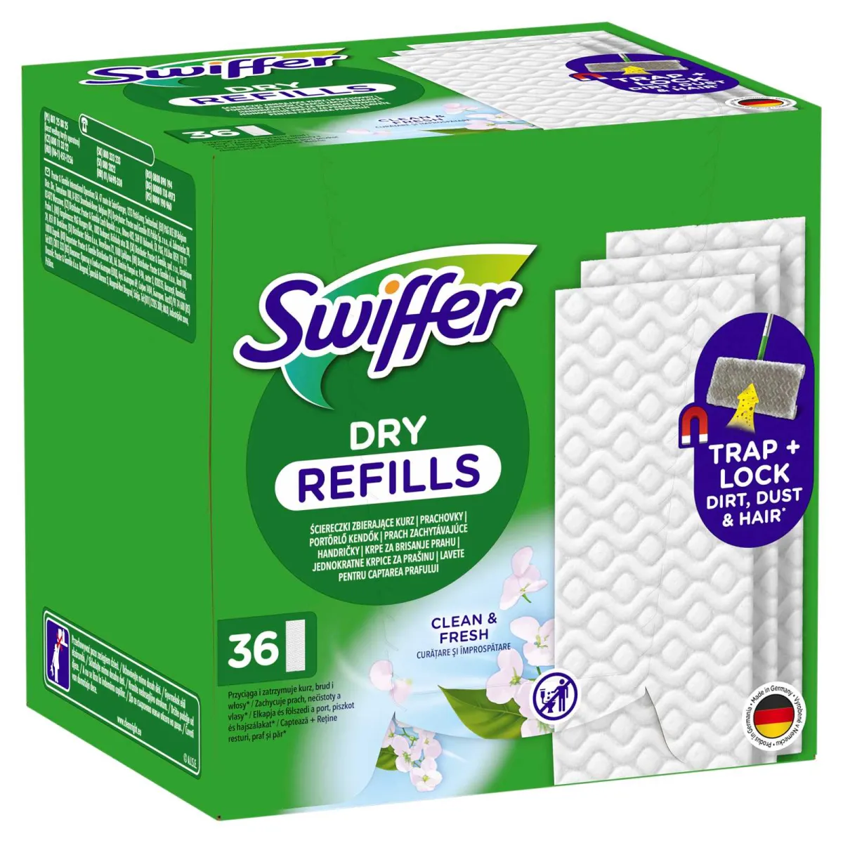 Maramice/suvo cisc.podova 36kom Swiffer