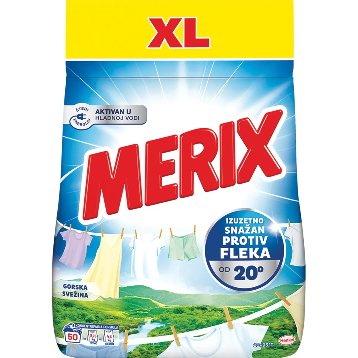 Merix Gorska svez.prasak 3,75kg 50WL