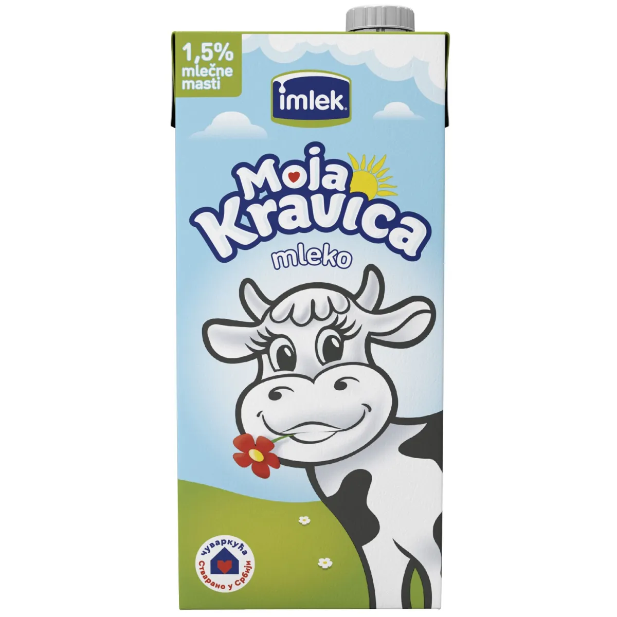 Mleko ster.1.5% BP slim Moja kravica 1l