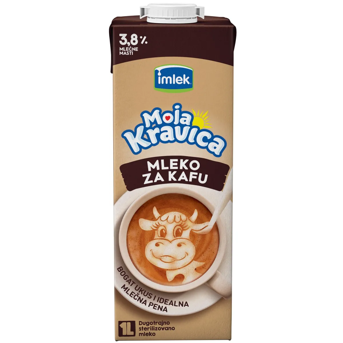 Mleko za kafu 3.8%mm Moja Kravica 1L
