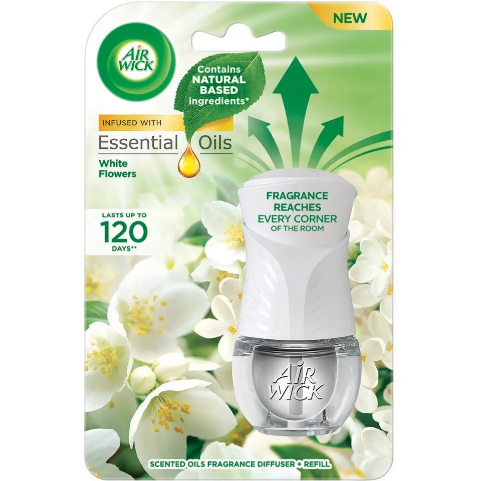 Osv.prost.Air Wick Wh.Flowers/el.komplet