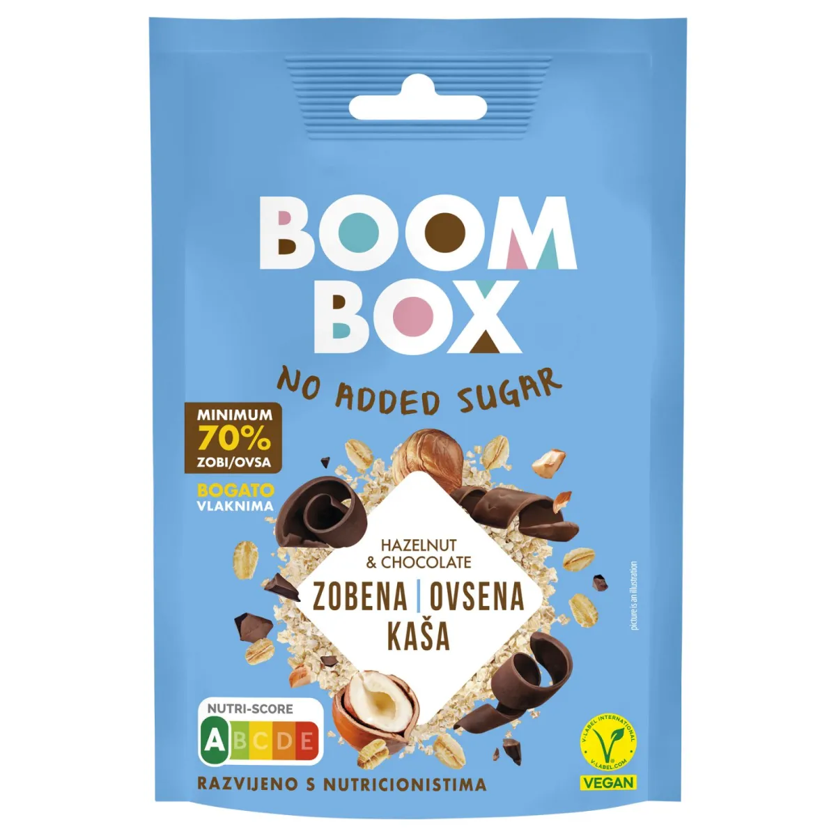 Ovsena kasa lesnik cokolada Boom Box 60g