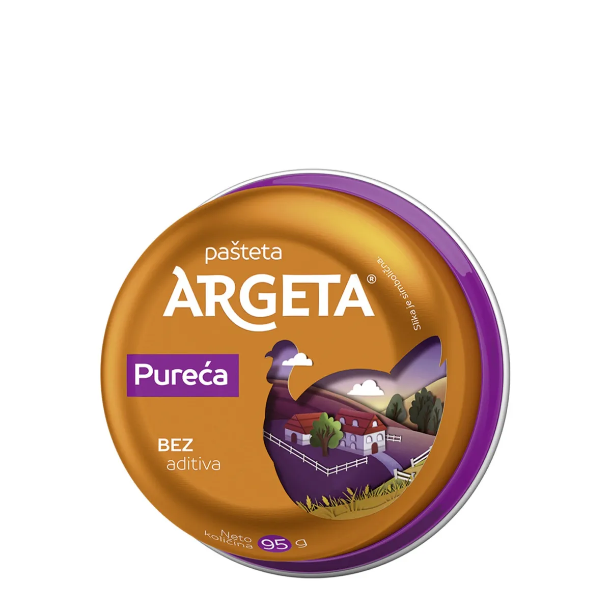 Pasteta cureca Argeta 95g