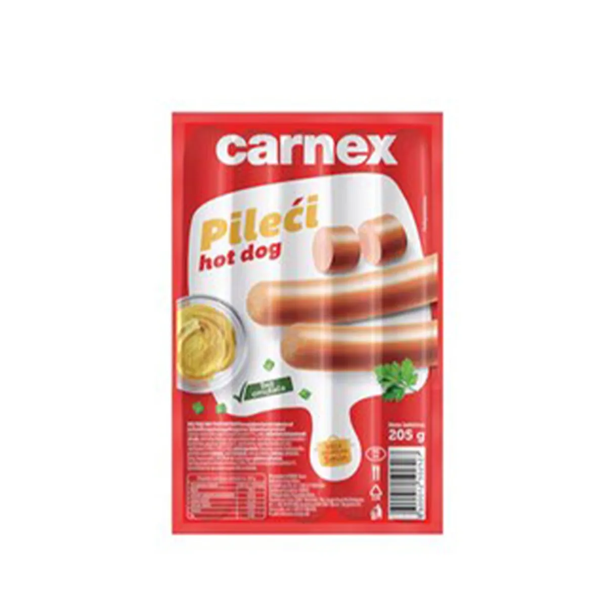 Pileci hot dog Carnex 205g