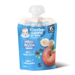 Pouch jabuka,borov.banana Gerber 80g