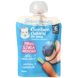 Pouch jabuka,sljiva,sarg.Gerber 80g