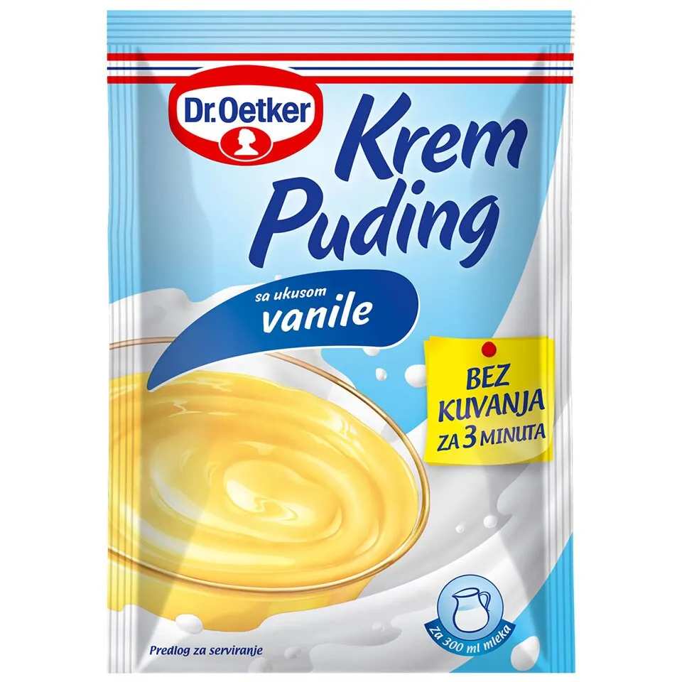 Puding krem van.bez kuvanja Dr.Oetker50g
