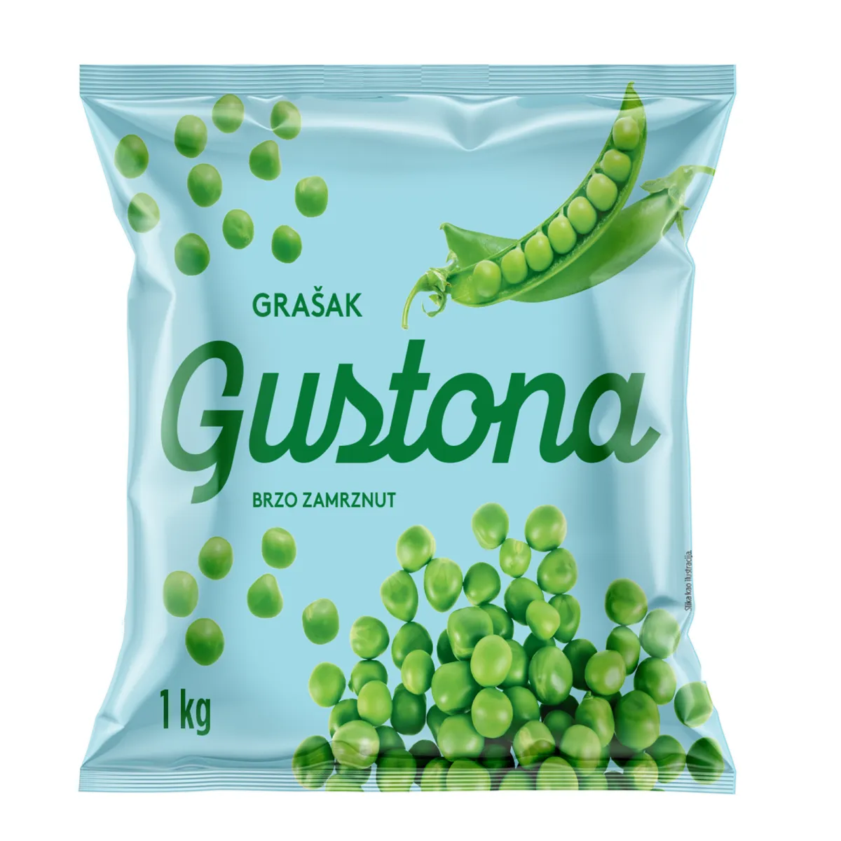 Smrznuti grasak Gustona 1kg