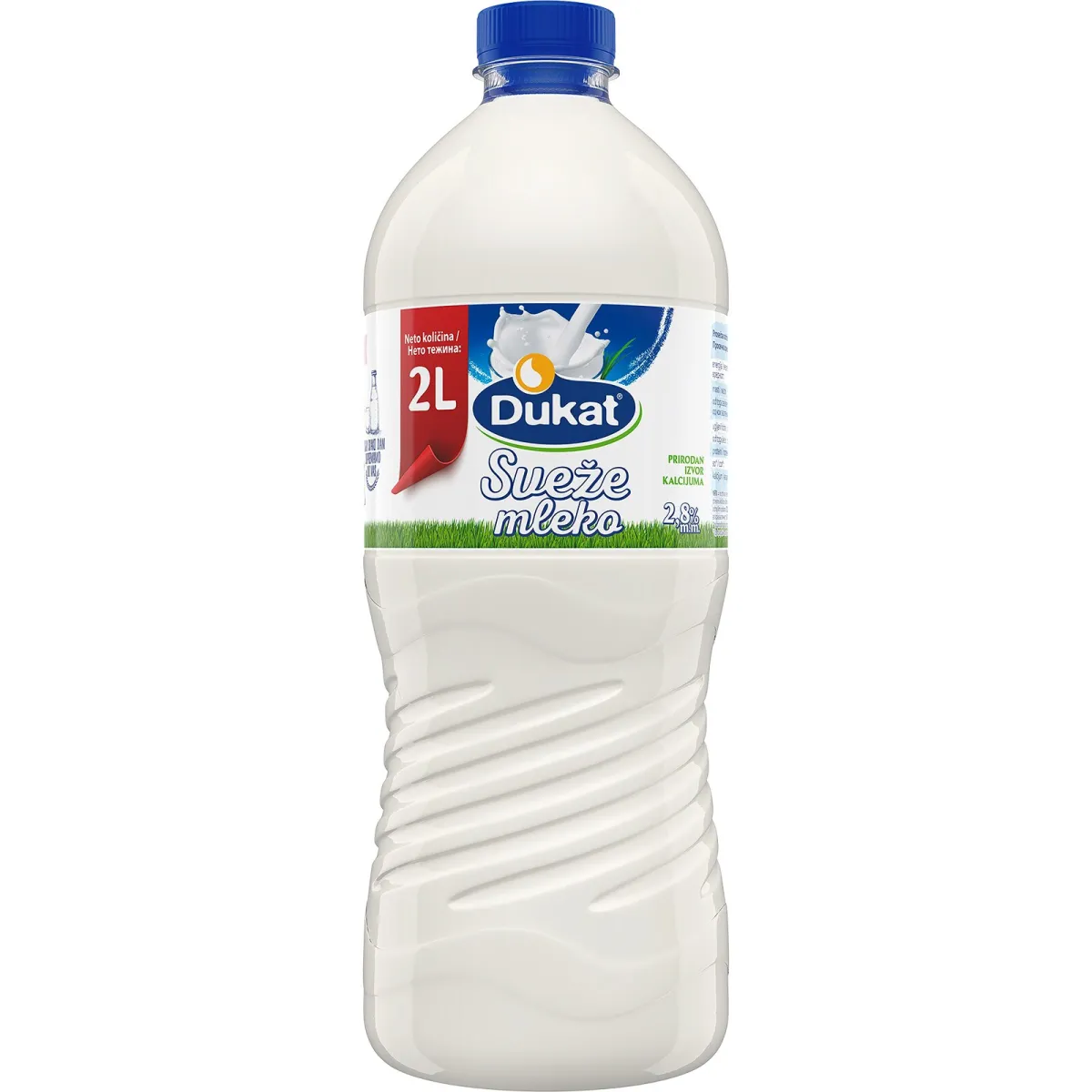 Sveze mleko 2,8% Dukat 2l