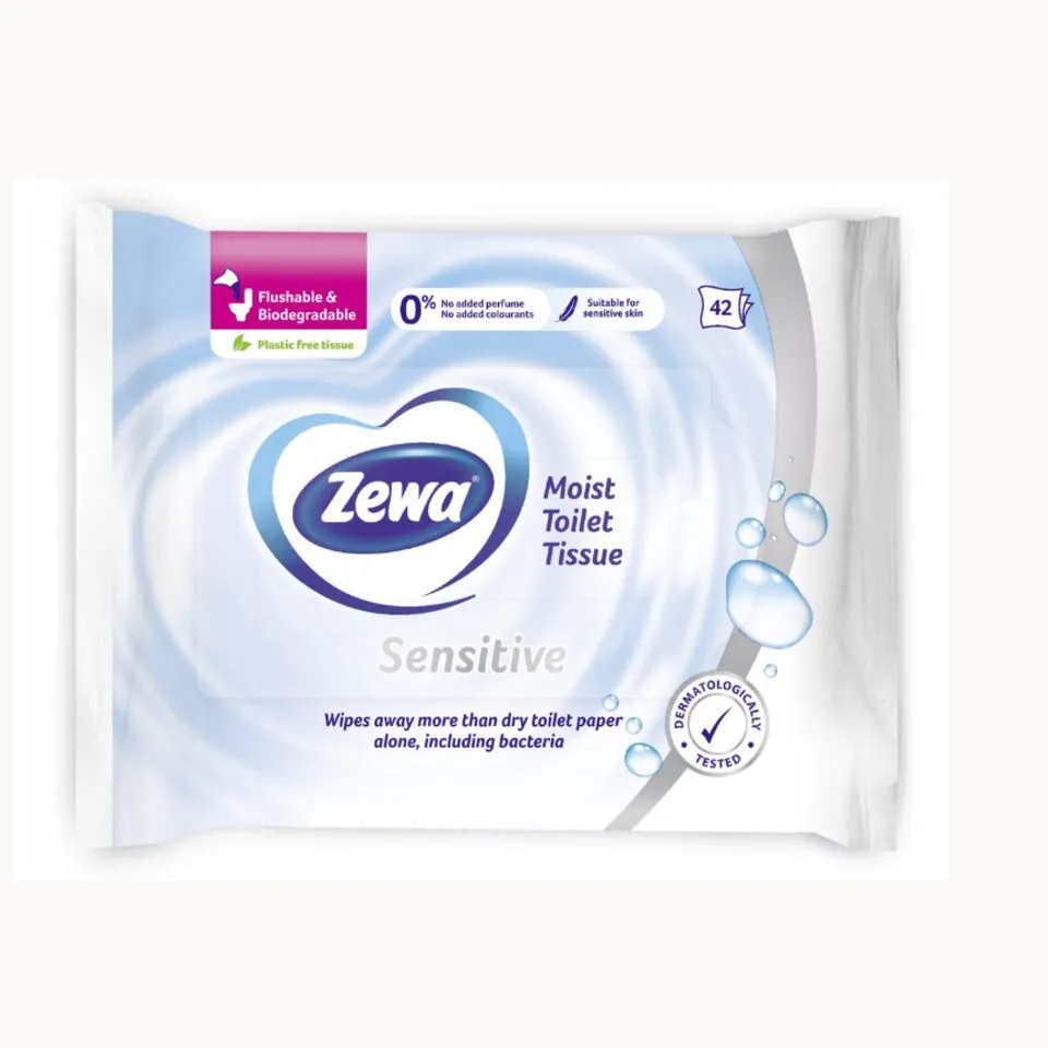 Vl.toalet papir Sensitive Zewa 42