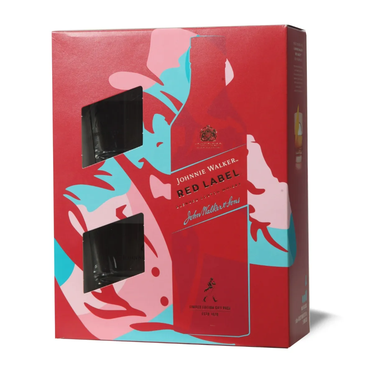Whisky Johnnie Walker Red pokl.set 0,7l