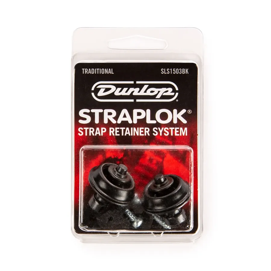 Dunlop SLS1503BK Straplok Black