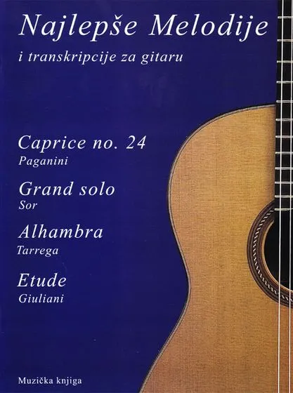 Knjiga Najlepse Melodije Za Gitaru 2