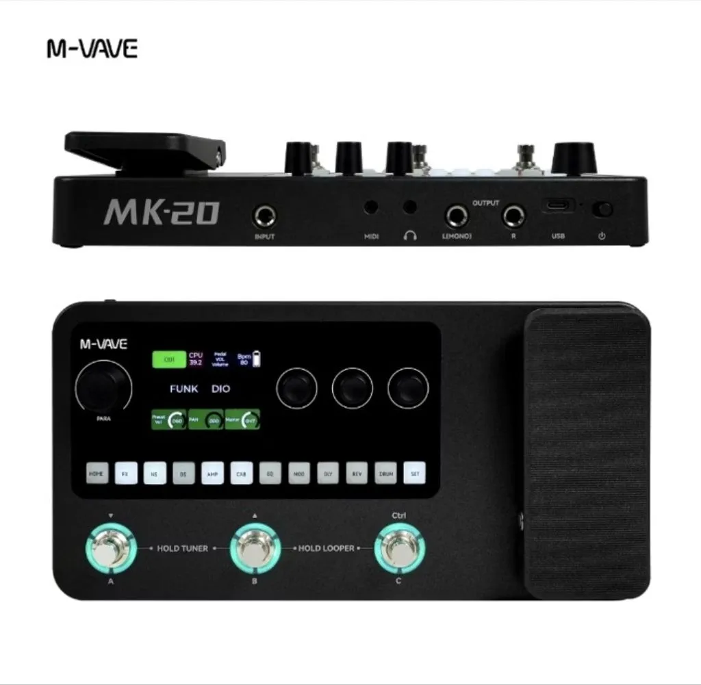 M-VAVE MK20 YUIMER Gitarski Multi-Efekat i Procesor